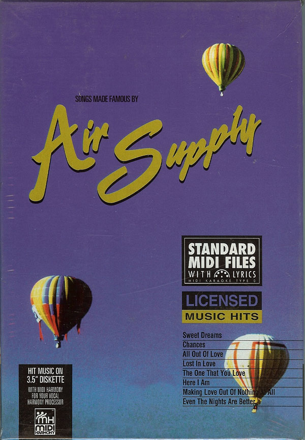 Tune 1000 Songs Made Famous by Air Supply 3.5 Floppy Disk